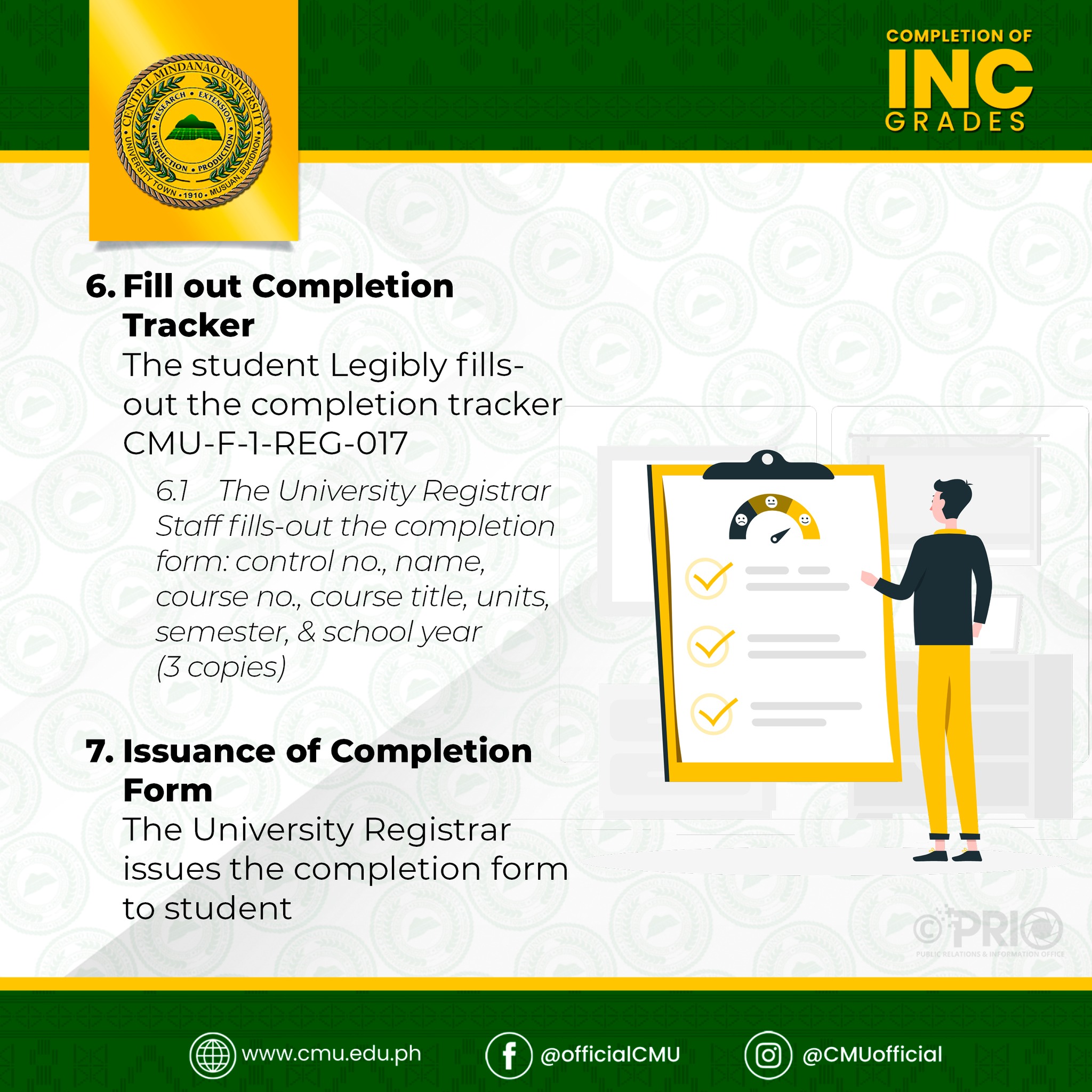 [LOOK] Steps on how to Complete your INC grades. Central Mindanao
