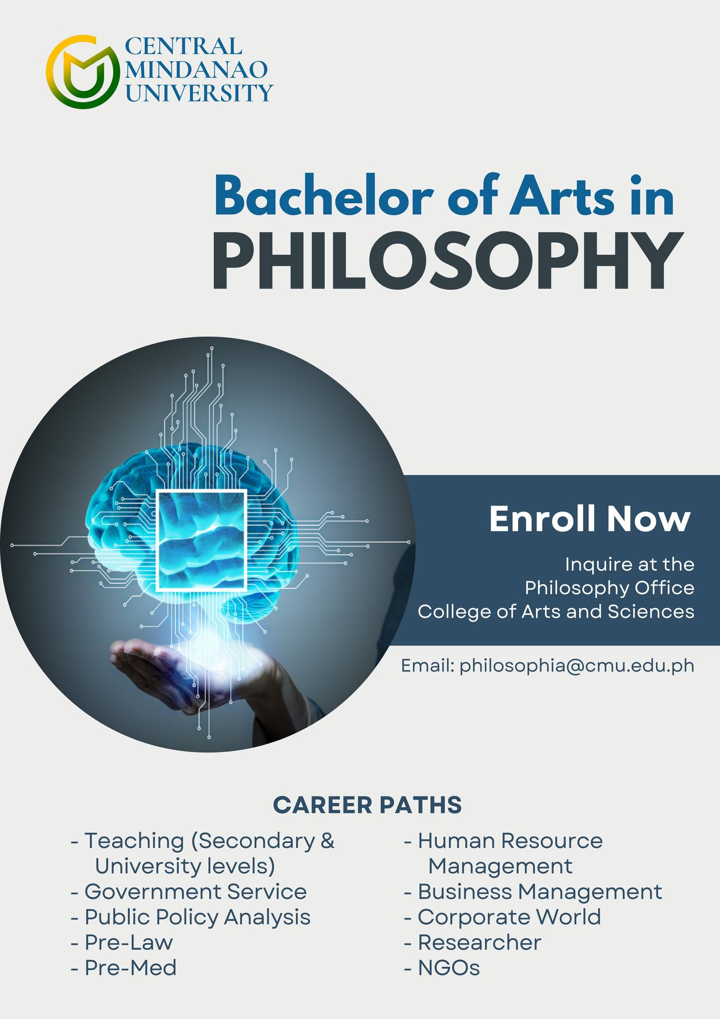 Discover the Power of Philosophy! Central Mindanao University(01)