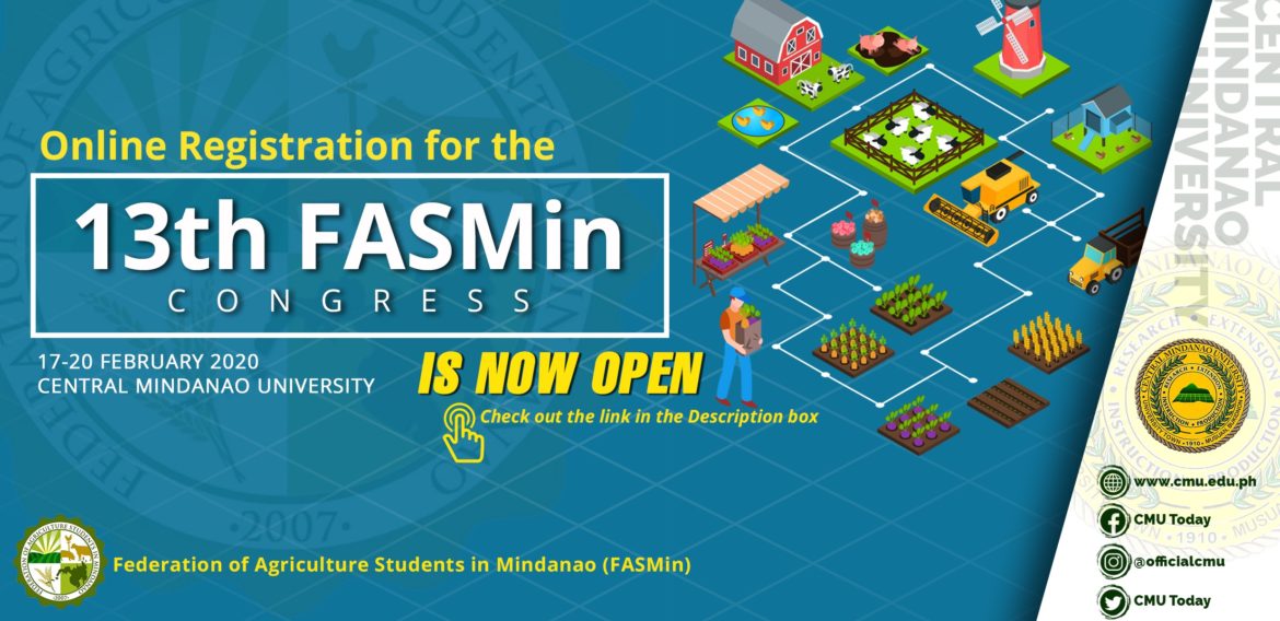 13th FASMin Congress Online Registration is NOW OPEN