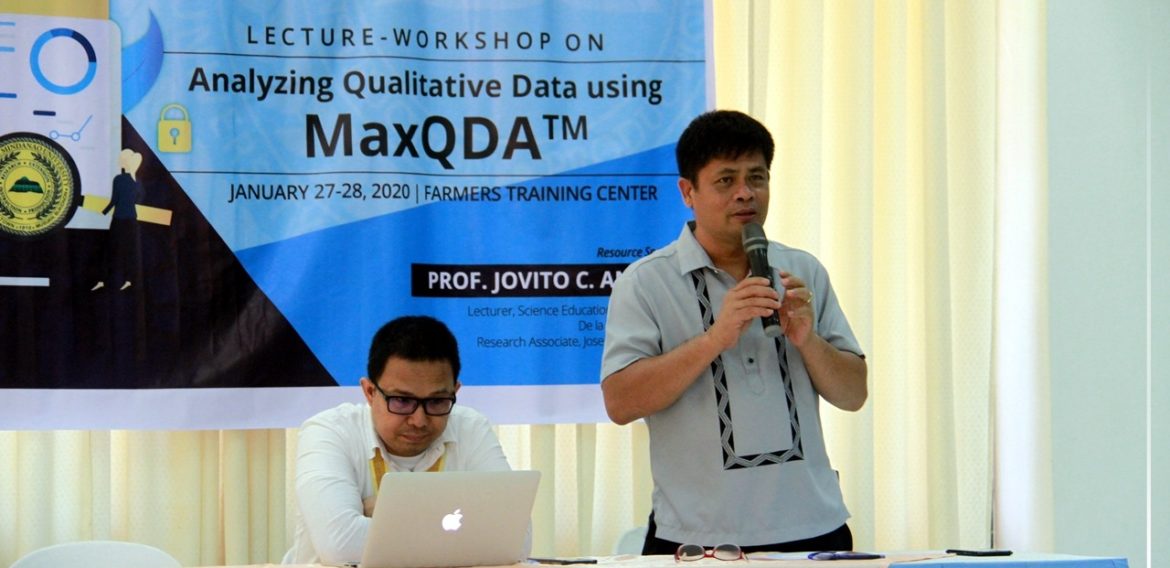 ICYMI: Lecture-Workshop on Analyzing Qualitative Data using MaxQDA Day 1.