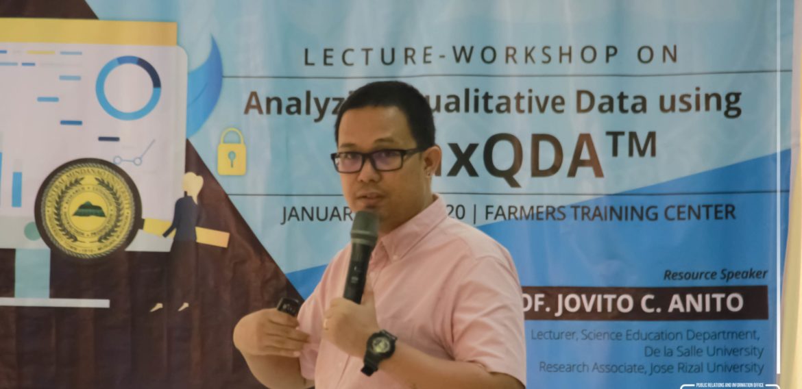 URO, COEd, hold a 2-day Lecture-Workshop on MaxQDATM