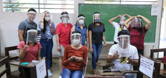 CMU produces Improvised Face Shields, Cloth Face Masks for COVID-19 Frontliners