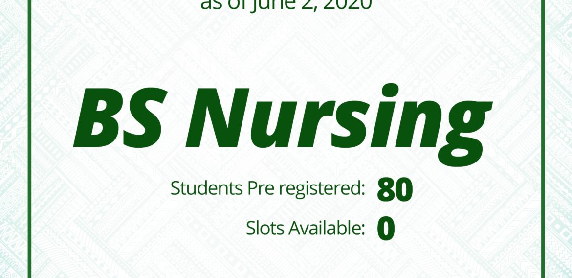 #CMUenrollment2020 Update as of June 2, 2020