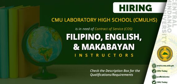 HIRING: CMU Laboratory High School (CMULHS)