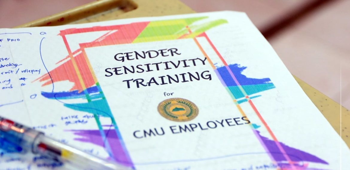 IN PHOTOS: Human Resource Management Office and the University Center for Gender and Development conduct Gender Sensitivity Training for CMU Employees at the College of Nursing AV Hall.