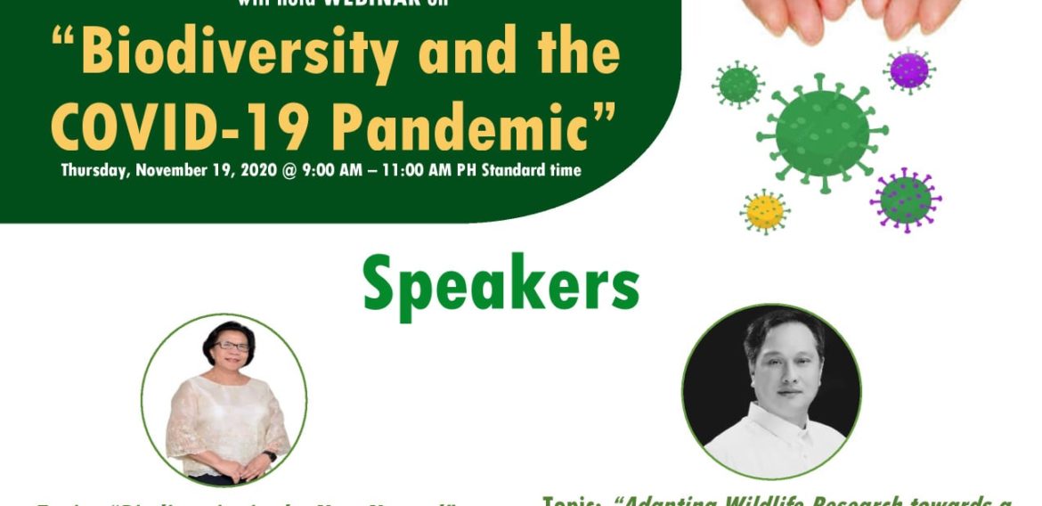 LOOK: CEBREM will hold a WEBINAR on “Biodiversity and the COVID-19 Pandemic” as part of their 9th Anniversary Celebration on November 19, 2020, at 9:00-10:00 am PH STD.
