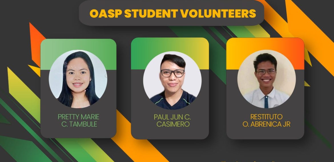 OASP Volunteers, SY 2020-2021