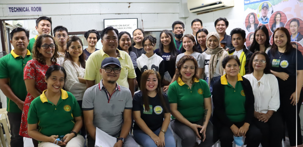 [EARLIER TODAY] Information Communication Unit (ICU) conducts Seminar on Basic Radio Broadcasting participated by the students from the Department of Development Communication at DXMU-FM Conference Room.