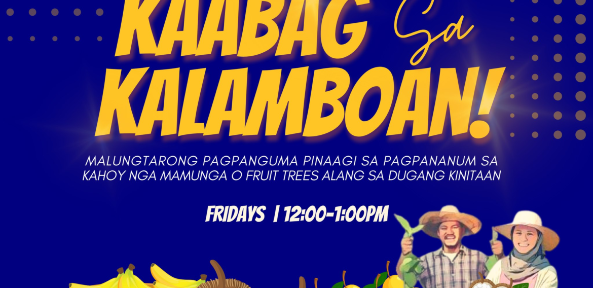 𝐀𝐓𝐀𝐍𝐆𝐈 !!!Launching of “𝐊𝐀𝐀𝐁𝐀𝐆 𝐒𝐀 𝐊𝐀𝐋𝐀𝐌𝐁𝐎𝐀𝐍!” this coming January 20, 2023, Friday, at DXMU Radio Station, University Extension Office.
