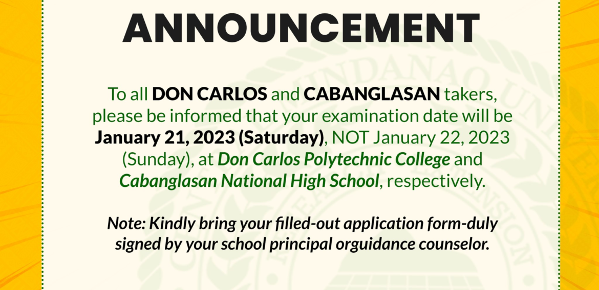 [#CMUCAT2023 ANNOUNCEMENT]