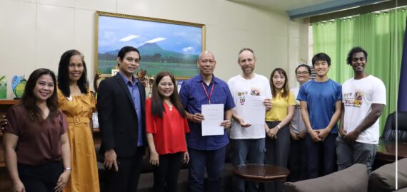 [EARLIER TODAY] Courtesy call to the University OIC President of the National University of Singapore (NUS) representatives led by Dr. Frank E. Rheindt, January 31.