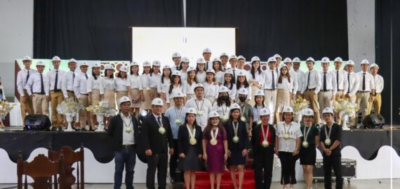 [EARLIER TODAY] Department of Civil Engineering held its First 𝗛𝗮𝗿𝗱 𝗛𝗮𝘁𝘁𝗶𝗻𝗴 𝗖𝗲𝗿𝗲𝗺𝗼𝗻𝘆 at the University Convention Center, February 9.
