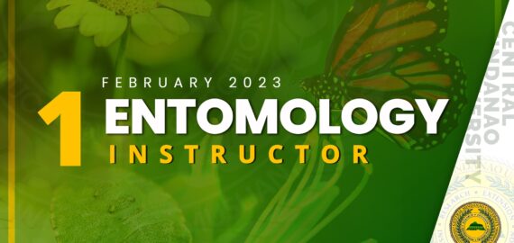 [𝗛𝗜𝗥𝗜𝗡𝗚] The 𝗗𝗲𝗽𝗮𝗿𝘁𝗺𝗲𝗻𝘁 𝗼𝗳 𝗘𝗻𝘁𝗼𝗺𝗼𝗹𝗼𝗴𝘆, College of Agriculture needs 𝗼𝗻𝗲 (𝟭) contract-of-service faculty member for the 2nd Semester, SY 2022-2023, with the following minimum qualifications: