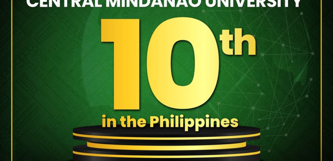 [#𝗖𝗠𝗨𝗣𝗥𝗜𝗗𝗘] Central Mindanao University maintained its rank at 𝟭𝟬𝘁𝗵 𝗽𝗹𝗮𝗰𝗲 𝗶𝗻 𝘁𝗵𝗲 𝗣𝗵𝗶𝗹𝗶𝗽𝗽𝗶𝗻𝗲𝘀 based on the 𝗪𝗲𝗯𝗼𝗺𝗲𝘁𝗿𝗶𝗰𝘀 𝗥𝗮𝗻𝗸𝗶𝗻𝗴 𝗼𝗳 𝗪𝗼𝗿𝗹𝗱 𝗨𝗻𝗶𝘃𝗲𝗿𝘀𝗶𝘁𝗶𝗲𝘀 (January 2023 Edition)