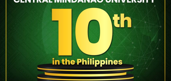 [#𝗖𝗠𝗨𝗣𝗥𝗜𝗗𝗘] Central Mindanao University maintained its rank at 𝟭𝟬𝘁𝗵 𝗽𝗹𝗮𝗰𝗲 𝗶𝗻 𝘁𝗵𝗲 𝗣𝗵𝗶𝗹𝗶𝗽𝗽𝗶𝗻𝗲𝘀 based on the 𝗪𝗲𝗯𝗼𝗺𝗲𝘁𝗿𝗶𝗰𝘀 𝗥𝗮𝗻𝗸𝗶𝗻𝗴 𝗼𝗳 𝗪𝗼𝗿𝗹𝗱 𝗨𝗻𝗶𝘃𝗲𝗿𝘀𝗶𝘁𝗶𝗲𝘀 (January 2023 Edition)