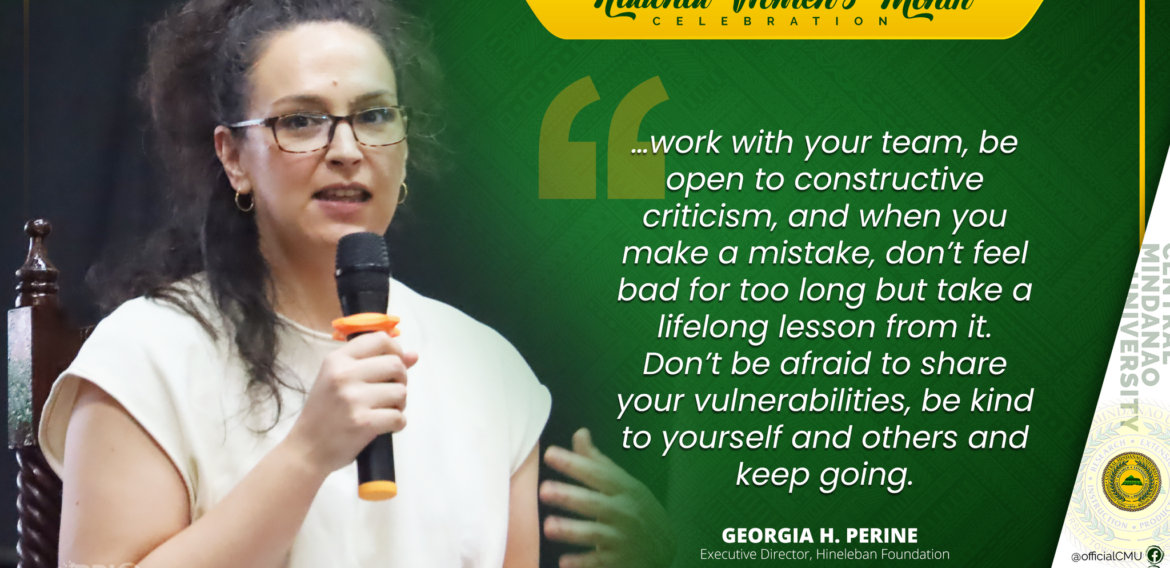 …work with your team, be open to constructive criticism, and when you make a mistake, don’t feel bad for too long but take a lifelong lesson from it. Don’t be afraid to share your vulnerabilities, be kind to yourself and others and keep going.