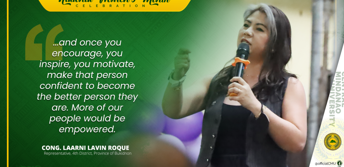 …and once you encourage, you inspire, you motivate, make that person confident to become the better person they are. More of our people would be empowered