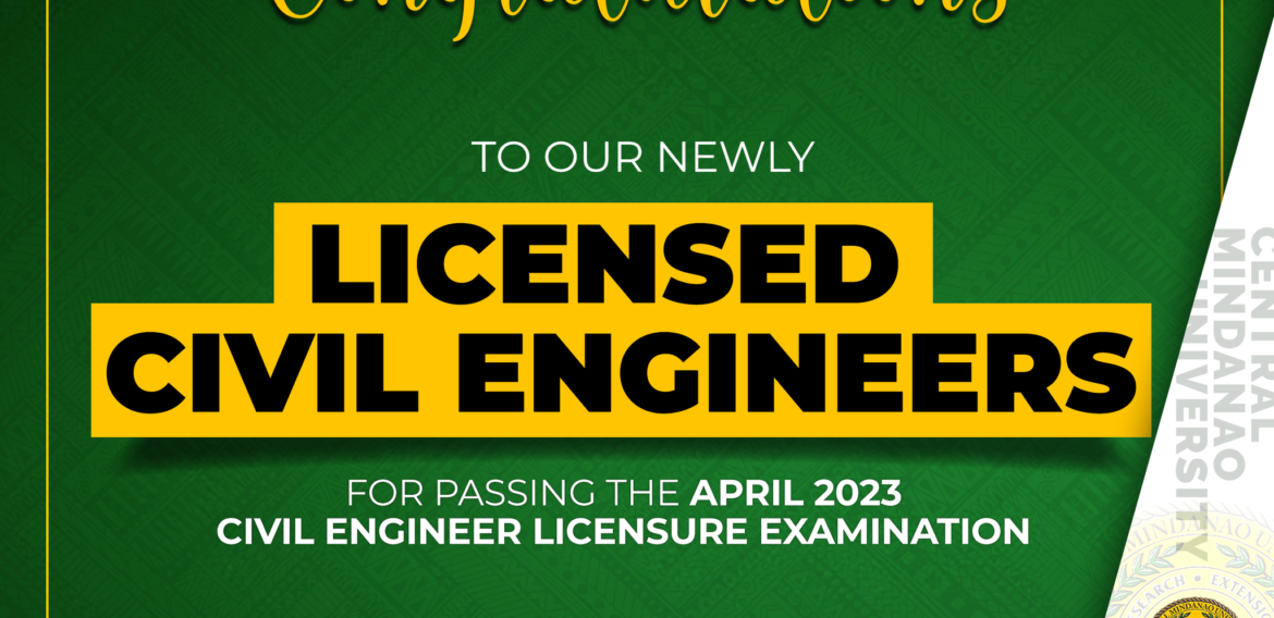 Congratulations to our newly 𝗟𝗶𝗰𝗲𝗻𝘀𝗲𝗱 𝗖𝗶𝘃𝗶𝗹 𝗘𝗻𝗴𝗶𝗻𝗲𝗲𝗿𝘀