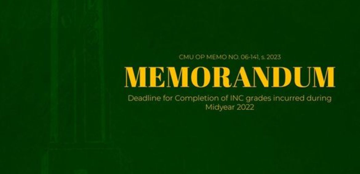 CMU OP MEMO NO. 06-141, s. 2023
