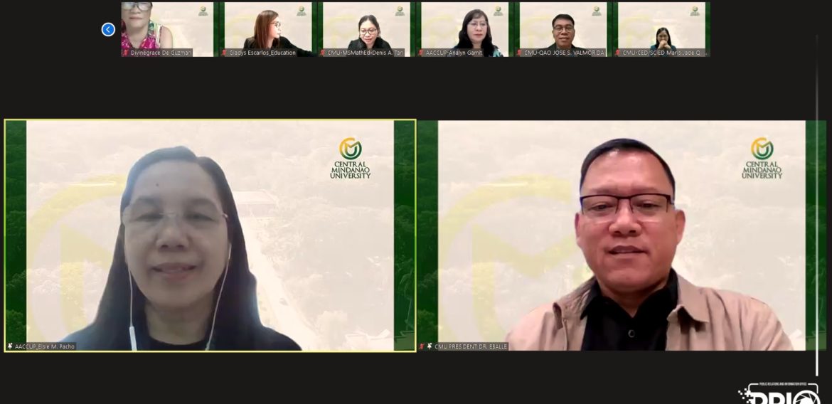 Closing Meeting of the Online AACCUP Accreditation Survey