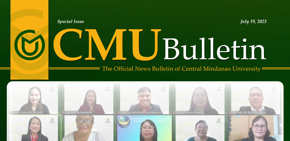 CMU aspires for advancement through AACCUP accreditation