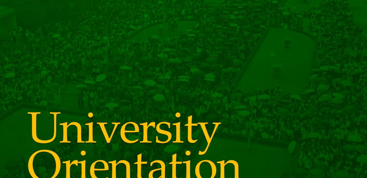University Orientation for first-year students
