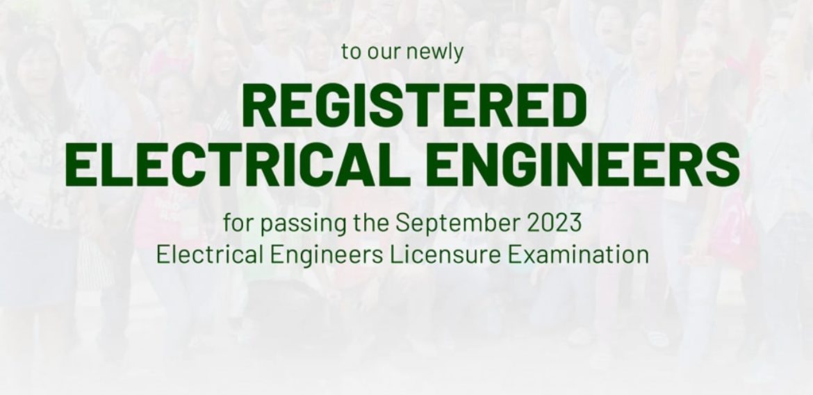 Congratulations to our newly registered Electrical Engineers