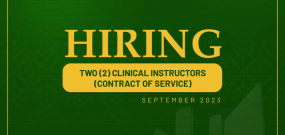 The College of Nursing needs two (2) Clinical Instructors