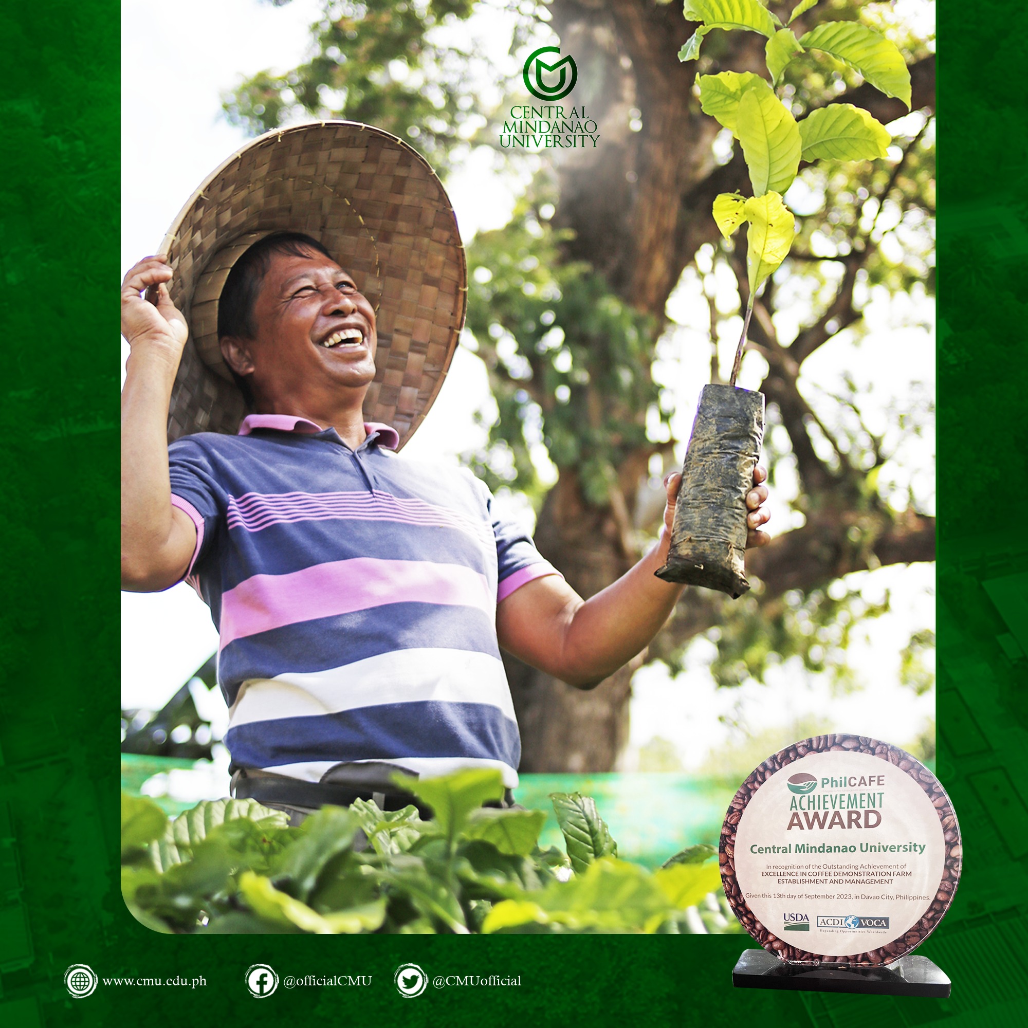 CMU has been recognized with an Excellence Award for its Coffee