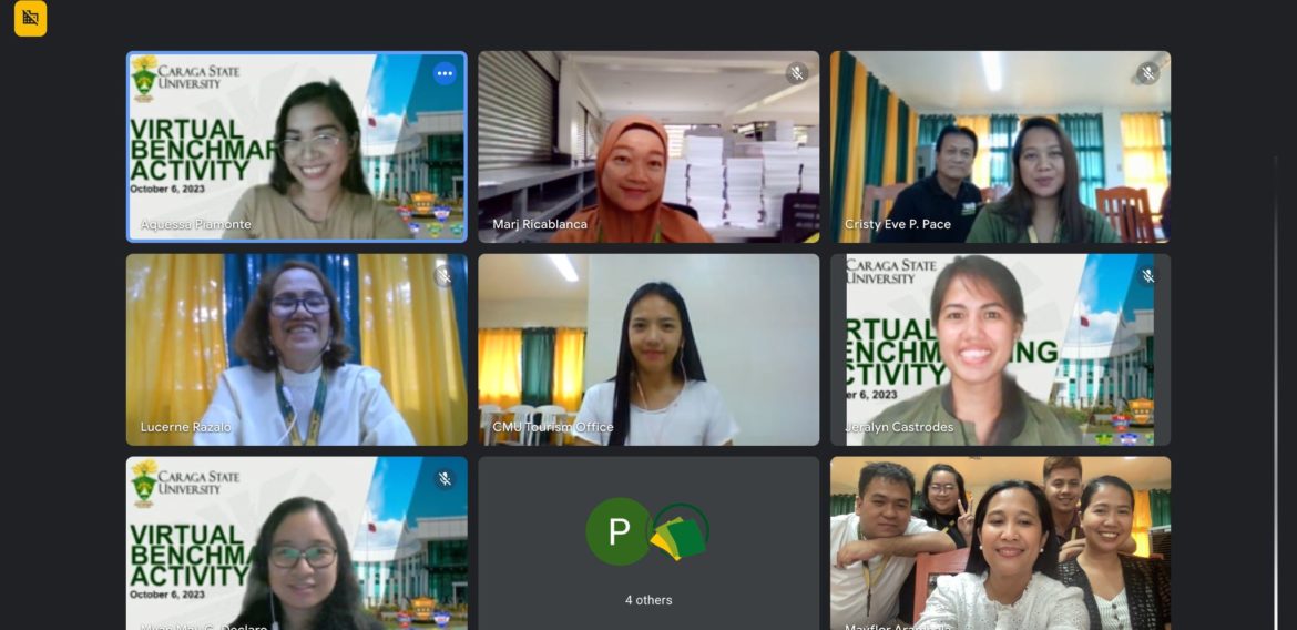 Caraga State University (CSU) conducted a virtual benchmarking with CMU Press and the Office of Public Relations and Information