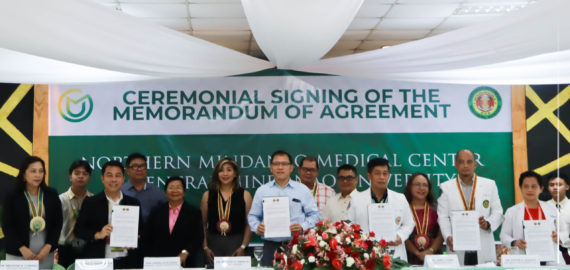 CMU, NMMC Sign MOA for College of Medicine Base Hospital