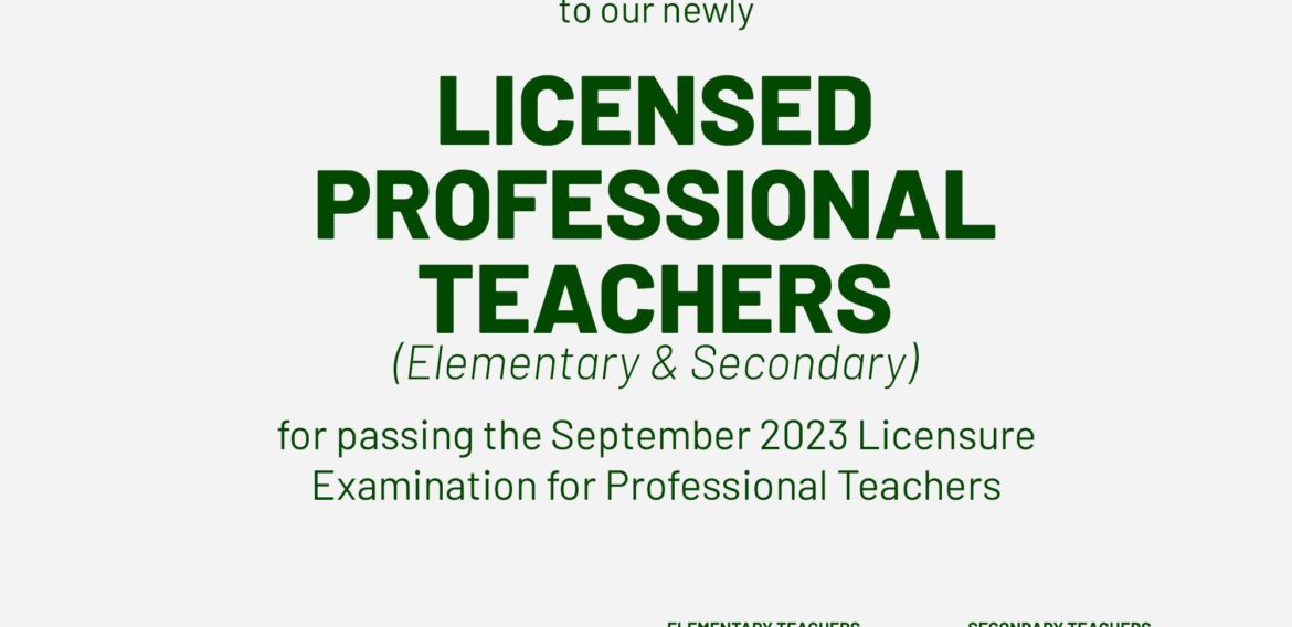 𝗟𝗶𝗰𝗲𝗻𝘀𝗲𝗱 𝗣𝗿𝗼𝗳𝗲𝘀𝘀𝗶𝗼𝗻𝗮𝗹 𝗧𝗲𝗮𝗰𝗵𝗲𝗿𝘀 (𝗘𝗹𝗲𝗺𝗲𝗻𝘁𝗮𝗿𝘆 𝗮𝗻𝗱 𝗦𝗲𝗰𝗼𝗻𝗱𝗮𝗿𝘆)