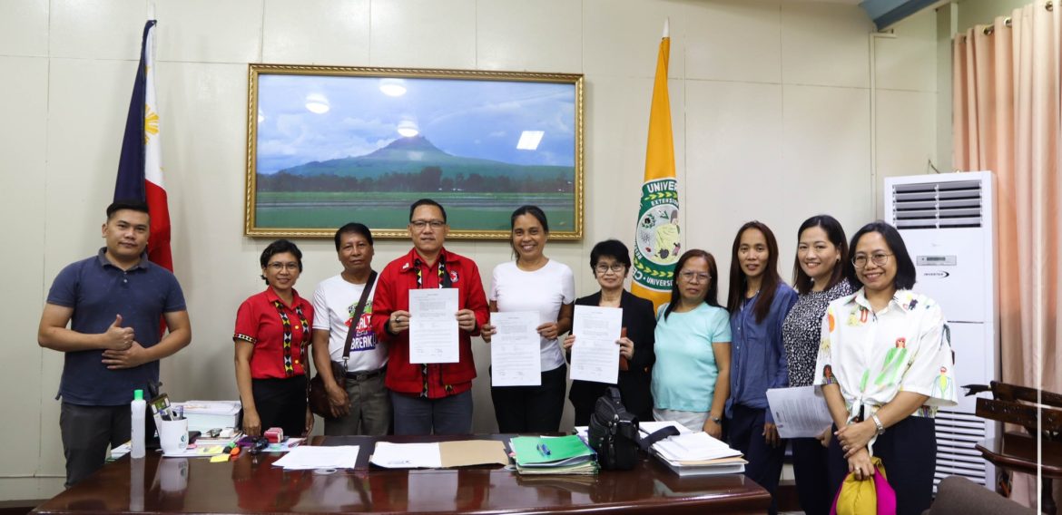 Turnover of a vehicle from PhilCAFE at the administration building on December 18, 2023