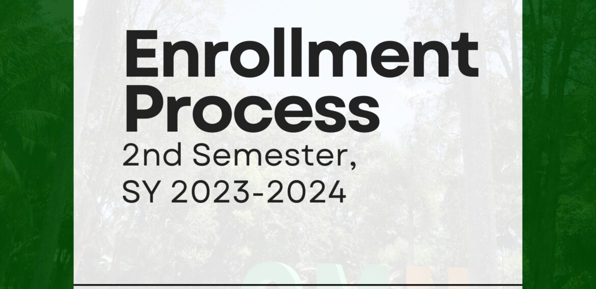 Enrollment Steps for 2nd Semester SY 2023-2024