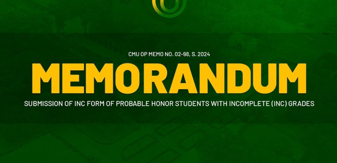 CMU OP Memo No. 02-98, s. 2024