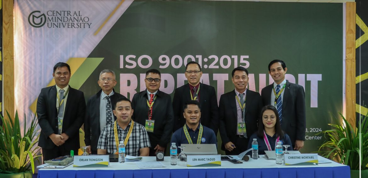 Day 1 of Central Mindanao University’s IS0 9001:2015 Repeat Audit