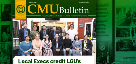 [CMU BULLETIN] Local Execs credit LGU’s accolades to CMU