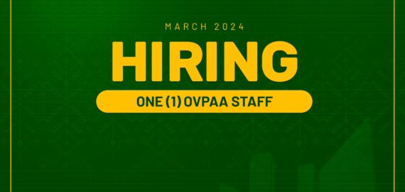 The Office of the Vice President for Academic Affairs needs One (1) Office Staff