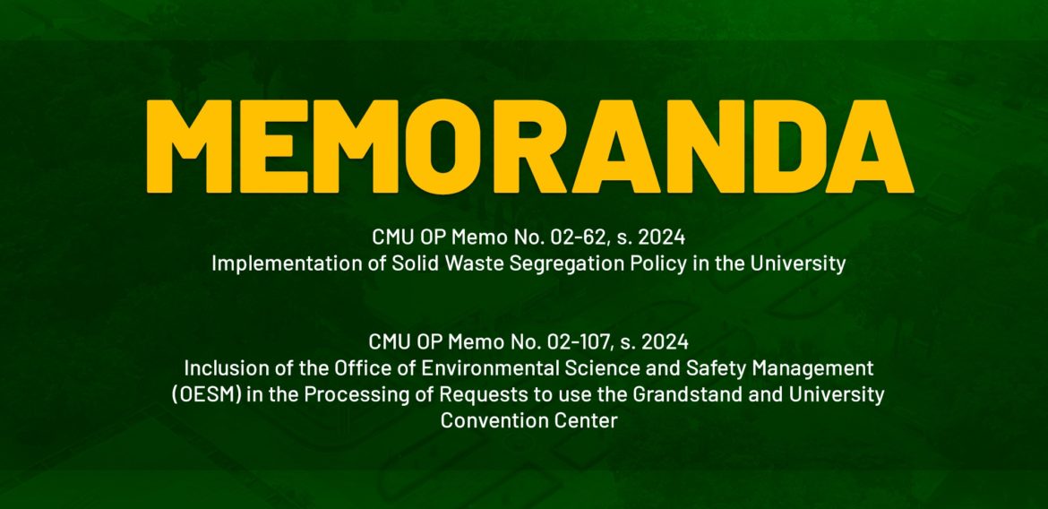 CMU OP Memo No. 02-62, s. 2024