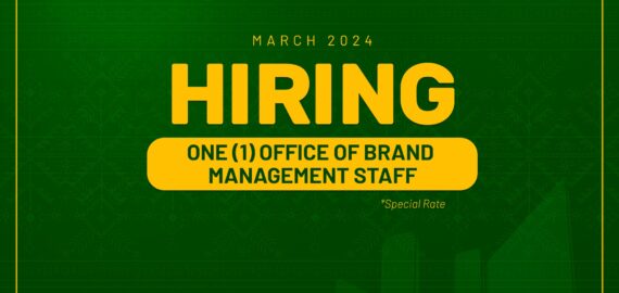 The Office of Brand Management needs one (1) Staff