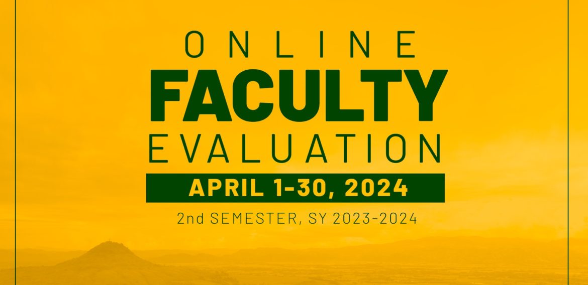 𝗢𝗻𝗹𝗶𝗻𝗲 𝗙𝗮𝗰𝘂𝗹𝘁𝘆 𝗘𝘃𝗮𝗹𝘂𝗮𝘁𝗶𝗼𝗻 for School Year 2023-2024