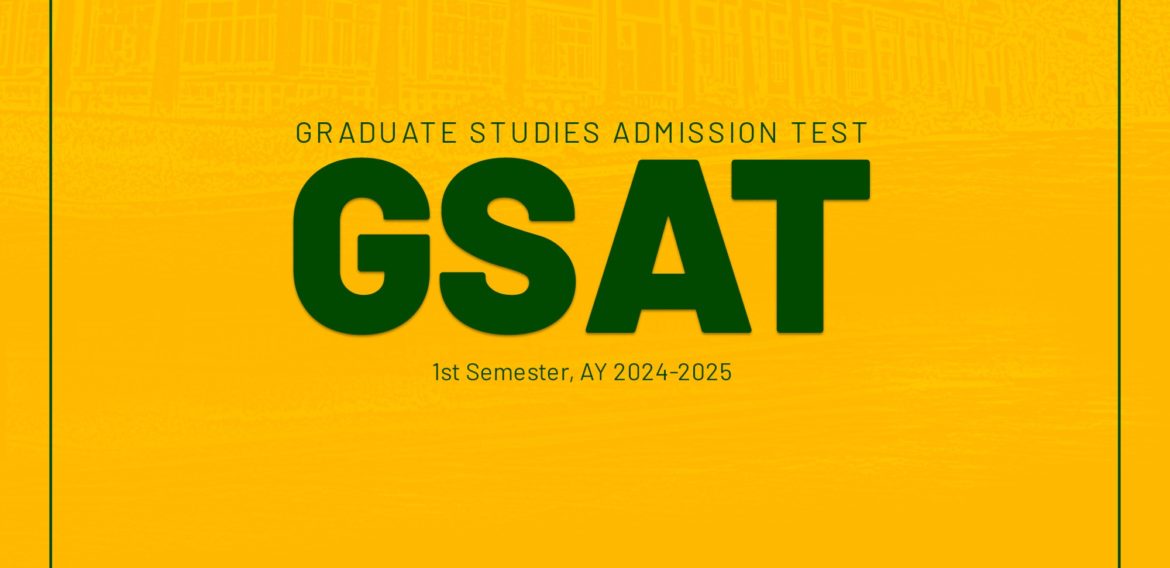 Graduate Studies Admission Test 1st Semester S.Y. 2024-2025