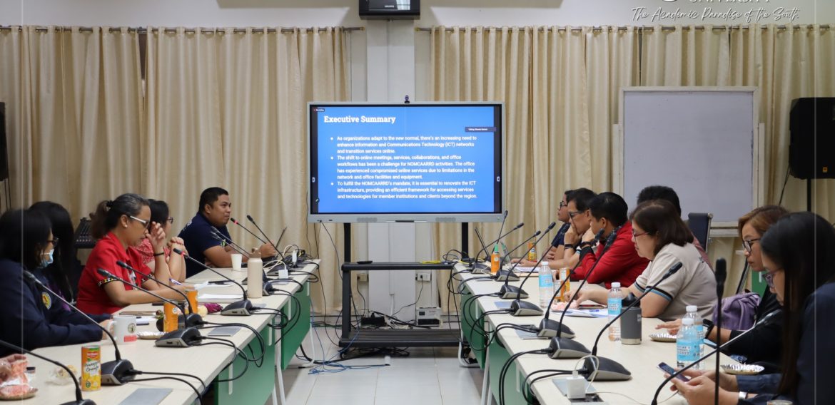 Improvement of the ICT Infrastructure of NOMCAARRD and Selected Consortium Member Institutions