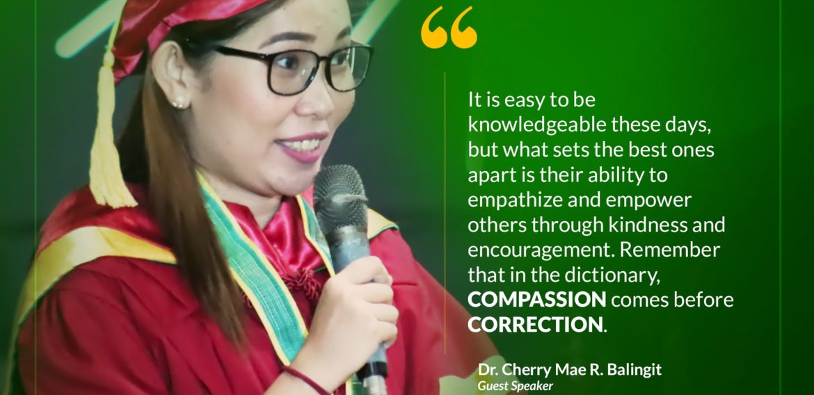 𝗖𝗠𝗨𝗟𝗛𝗦 Closing Exercises 2024 Dr. Cherry Mae R. Balingit