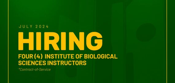 Institute of Biological Sciences needs Four Instructors