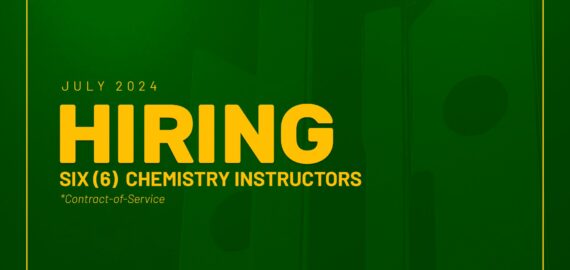 The Department of Chemistry Needs Six Contract-of-Service Faculty