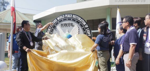 Unveiling of the Peace Monument at the CMU Peace Park