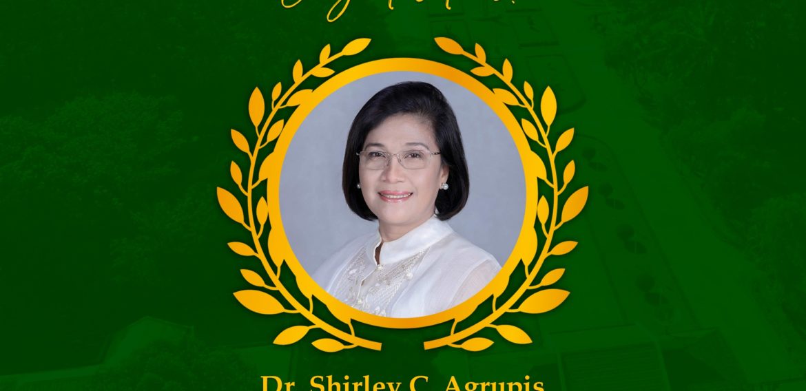 New Appointed Commissioner for CHED Dr. Shirley C. Agrupis Congratulatory