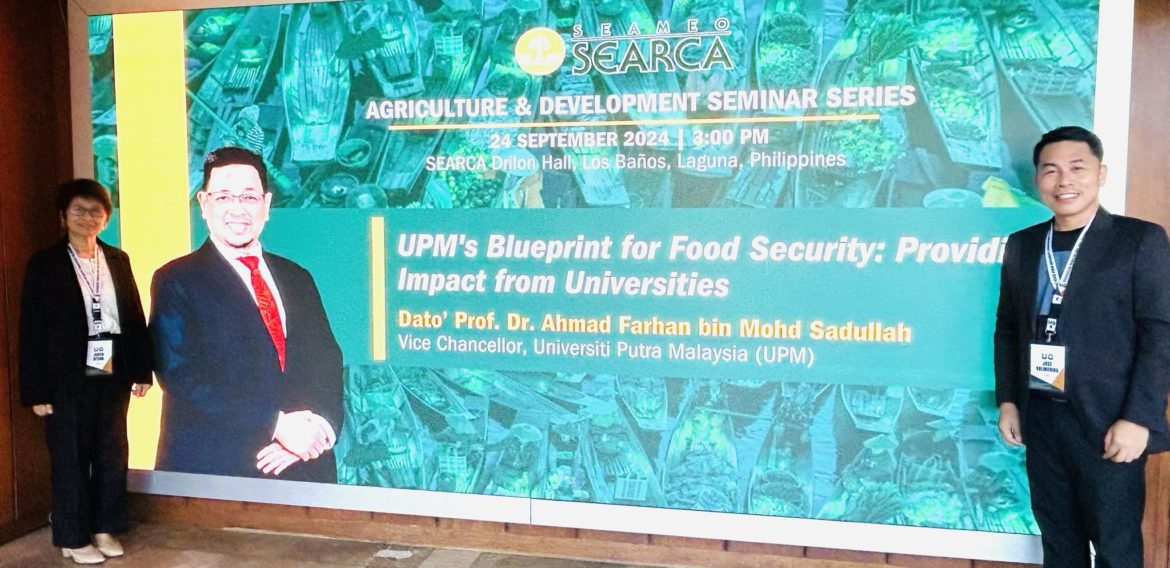 CMU leaders participate in SEARCA seminar on Food Security