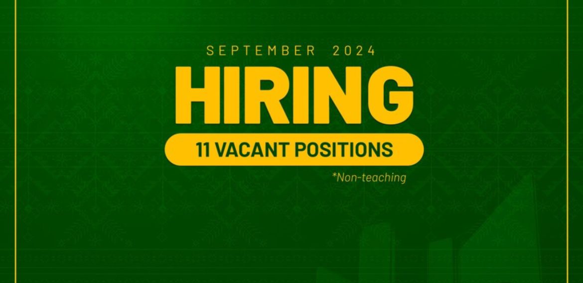 Hiring 11 Vacant Positions